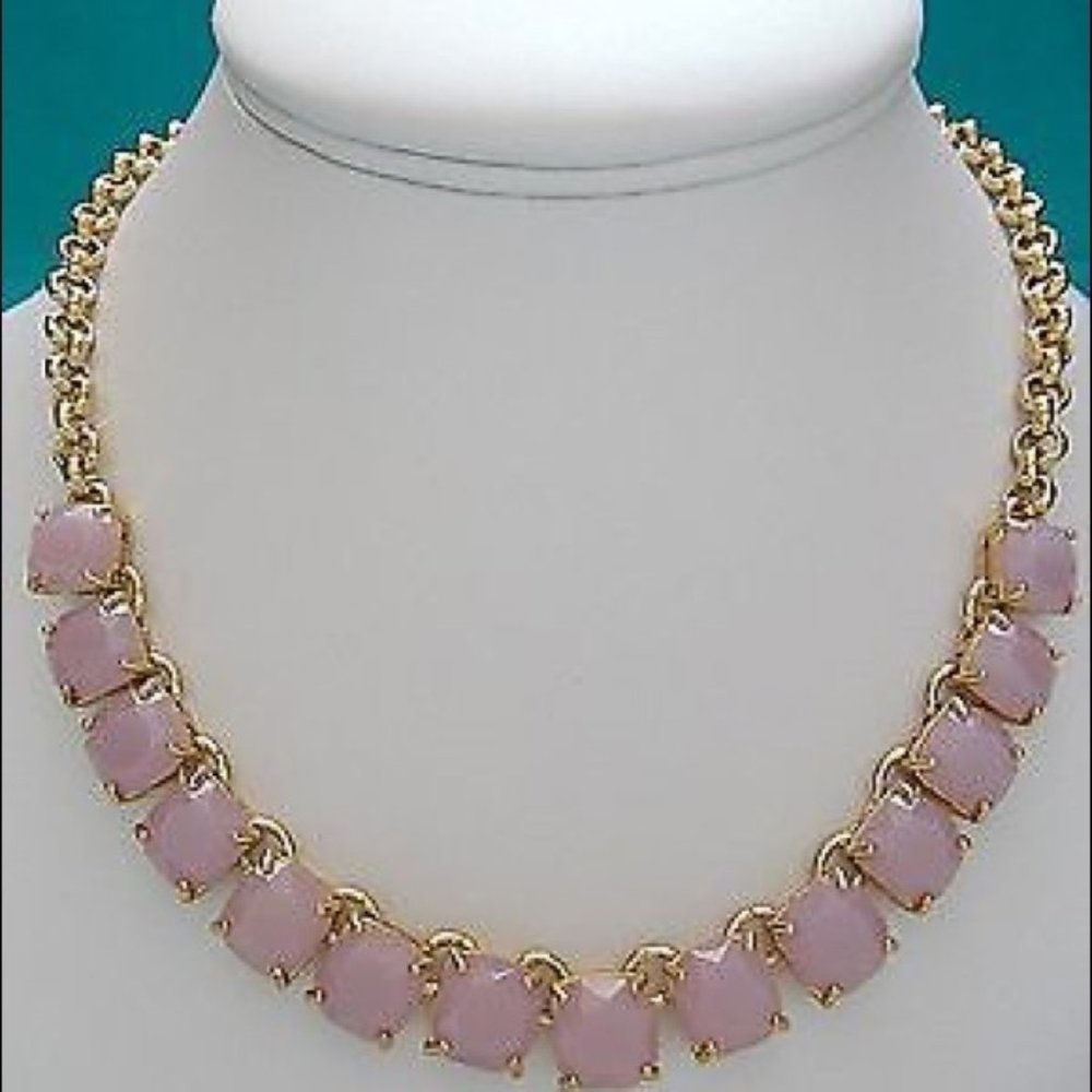 Kate Spade $98 Lilac/Gold Squared Away Necklace